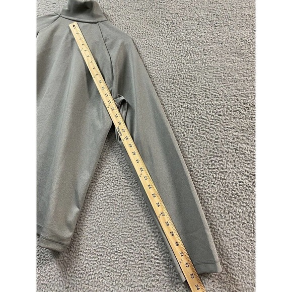 PUMA Shirt Mens Medium Gray 1/4 Zip Long Sleeve Pullover Sweatshirt Performance - Picture 6 of 11